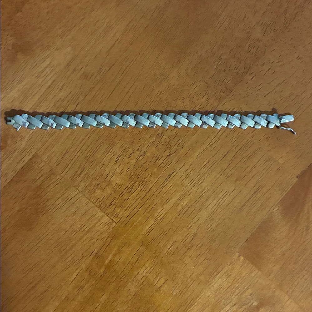 Vintage woman’s silver over metal bracelet